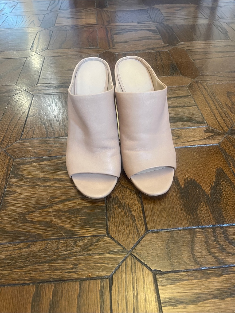 Vince Open-Toe Slip-On Mules